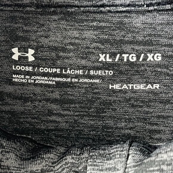 Under Armour Gray Quarter-Zip Pullover S Logo Volleyball HeatGear Loose Fit XL - Picture 5 of 13